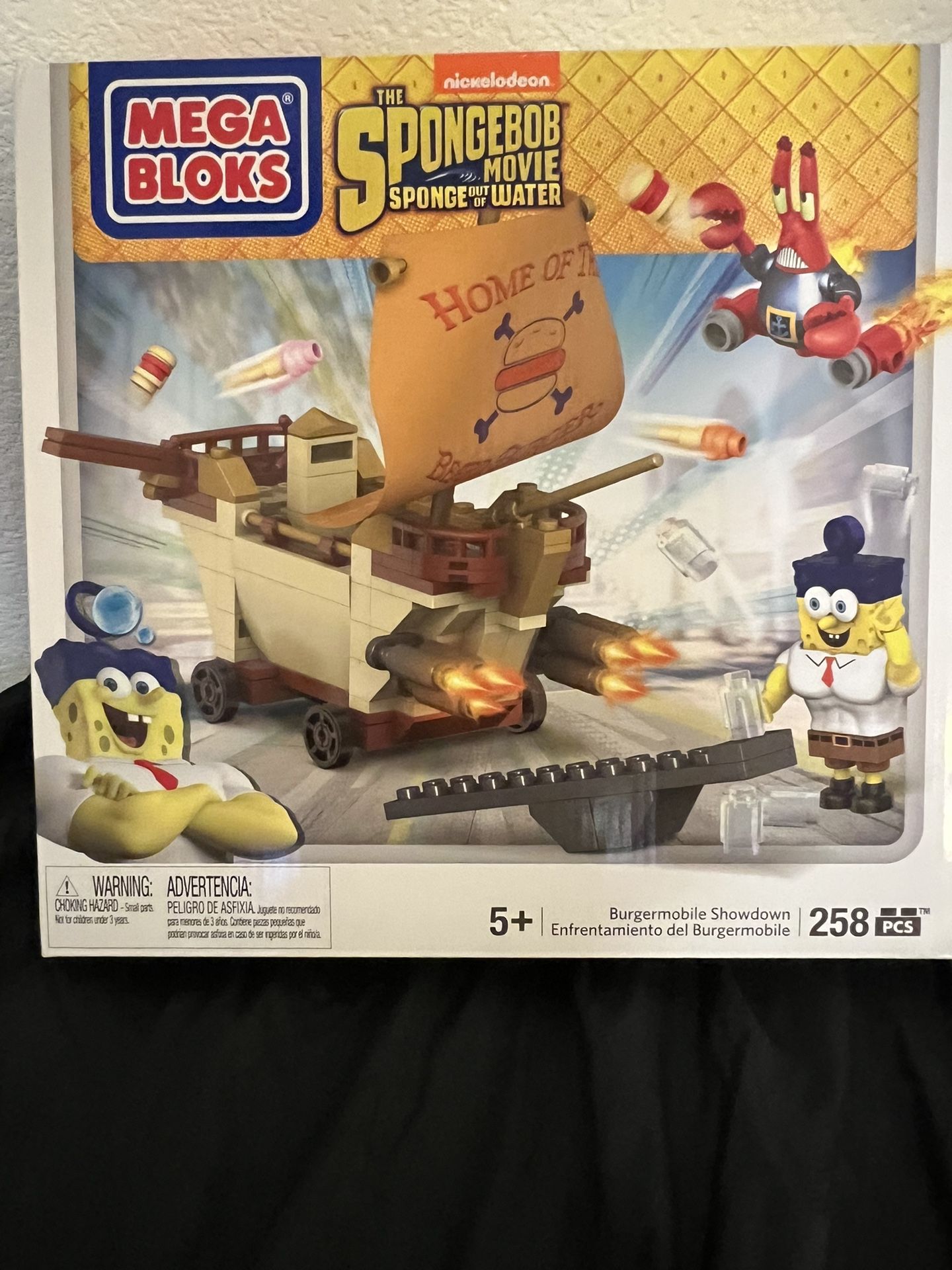 Mega Bloks The SpongeBob Movie Sponge Out Of Water Burgermobile Showdown