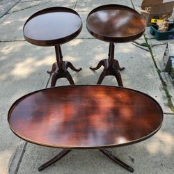 Vintage Mersman End Tables and Coffee Table