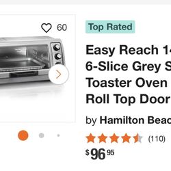 Hamilton Beach Easy Reach Toaster Oven