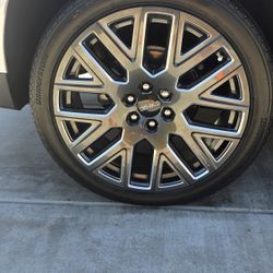 24" BRAND NEW Factory Yukon Denali Wheels And Tires