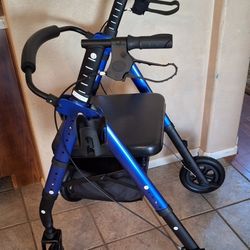 Heavy Duty Aluminum Rollator Walker