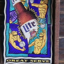 Miller lite beer tin