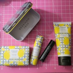 4pc BEEKMAN 1802 SUNSHINE LEMON GOAT MILK SKINCARE Bundle 