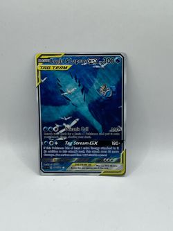 Non TCG Pokemon Lugia & Lapras Gx Tag Team Fan Art Card