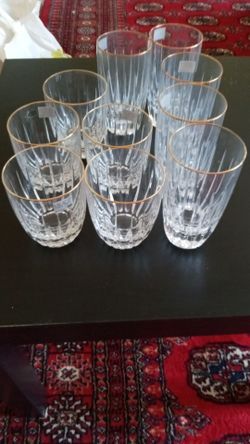 Mikasa Cristal glasses