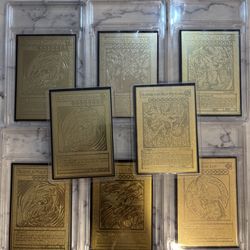 Full Set of Gold Yu-Gi-Oh Cards