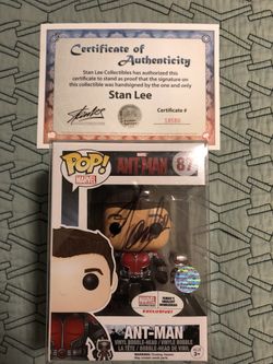 Stan Lee signed AntMan