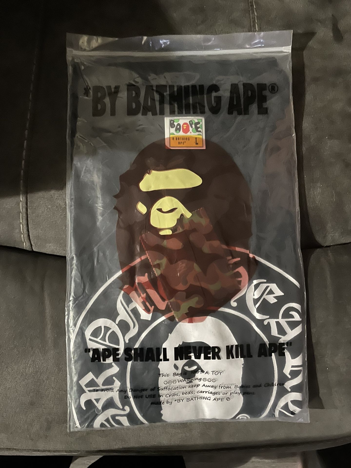 Black Bape”Chrome Hearts” Shirt Size Large