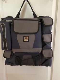 JLR Stadium Seat Deluxe w/ multiple pockets & rain poncho/blanket