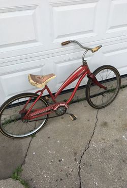 Realy old bike solid tires no air involved $50