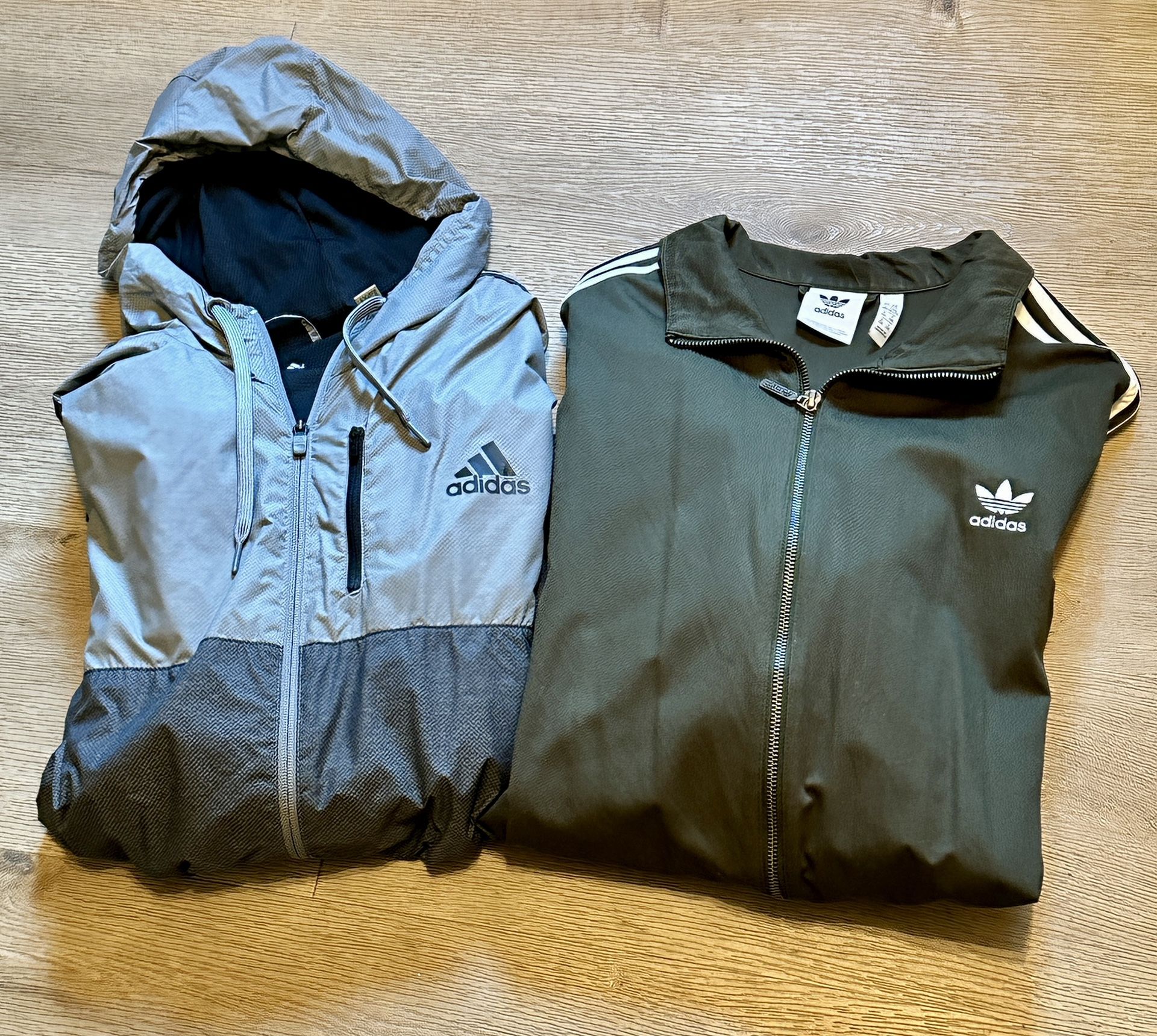 Men’s Adidas Windbreaker and Track Jackets XXL