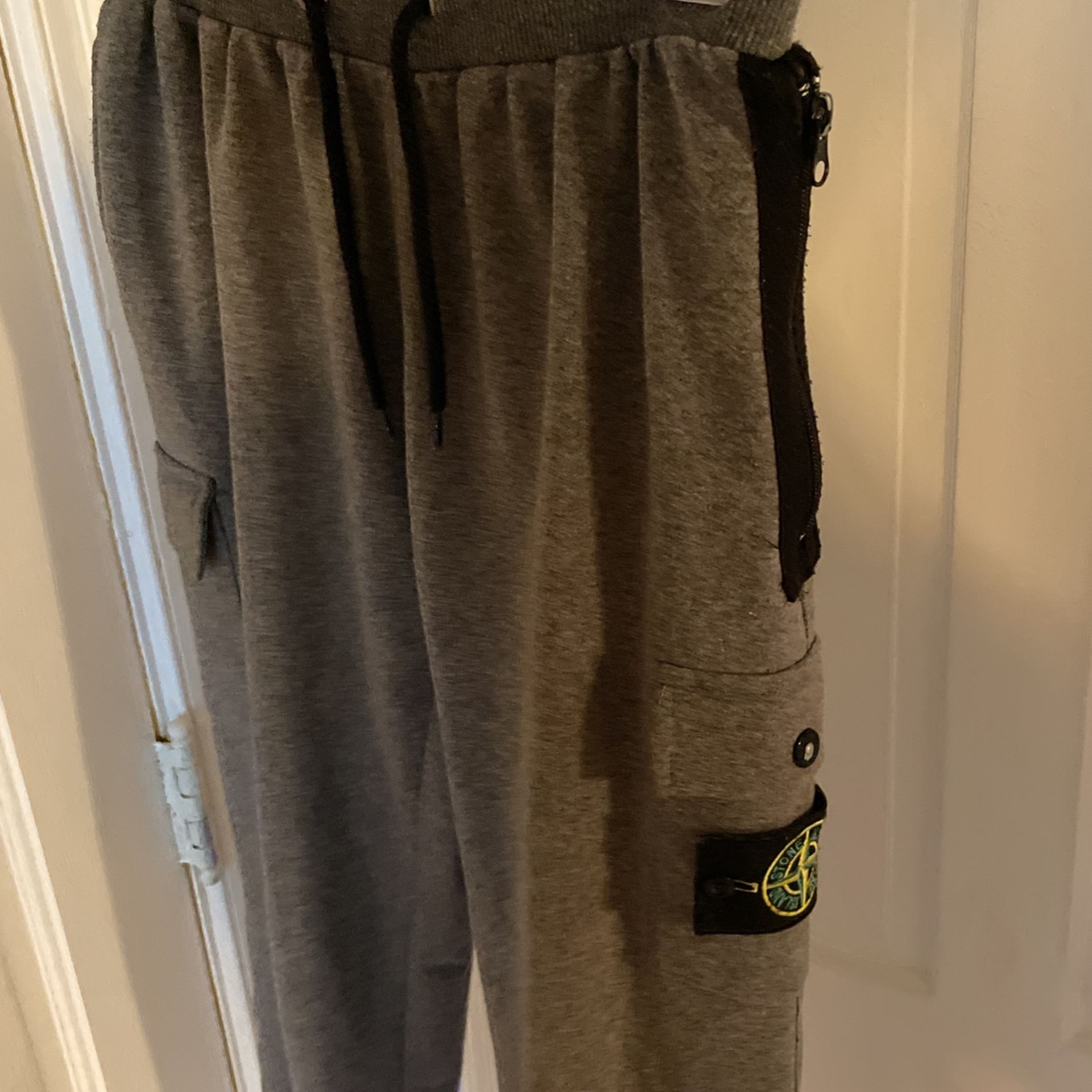 stone island grey joggers youth/kids 12