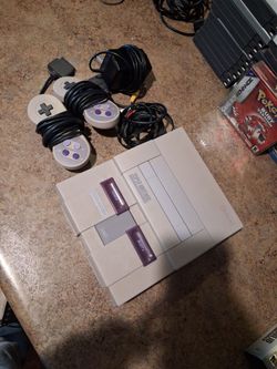 Super Nintendo system with all hookups fully tested everything is good $85 firm pick up only cash Glendale