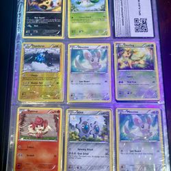 Pokémon trading card book and cards 2011 $15