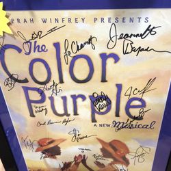 The Color Purple Signed Poster 