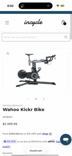 Wahoo Kickr Bike
