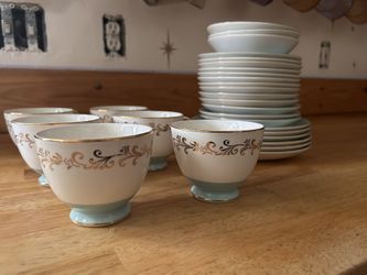 Gold Crown Tea Set
