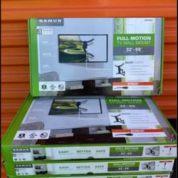 Sanus Full-Motion TV Wall Mount (Model FMF418KIT)