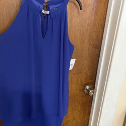 Royal Blue Short Dress