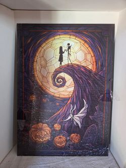 Displate Metal 19x27 "Nightmare Before Christmas " Poster New (Price Is Firm)