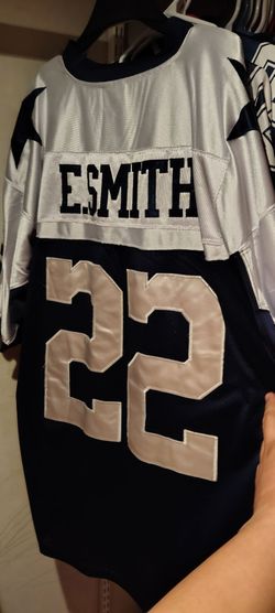 Dallas Cowboys E. Smith #22 Football Jersey THORWBACK