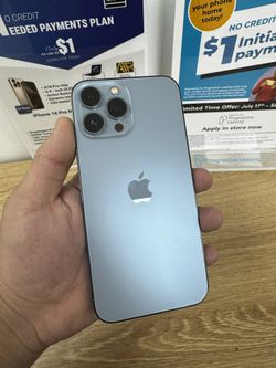 iPhone 13 Pro Max 6.7" (Unlocked) 256GB Good Sierra Blue