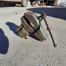 Vintage COLE TOOL MFG Blacksmith Vise No 11 Anvil Forge Swivel Base Machinist, Great Condition