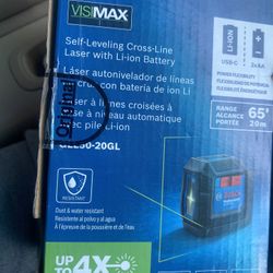 Bosch visimax 65’ self leveling laser w/ Li-ion battery