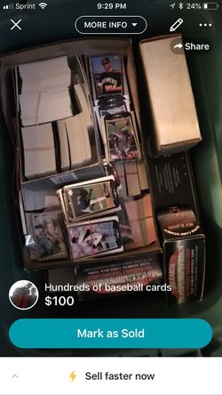 Thousands of baseball cards