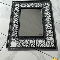 MIRROR w/ Beautiful Metal Frame 