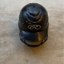 softball/baseball black helmet 