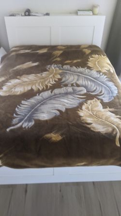 Brown being cover blanket comforter