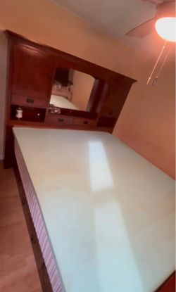 Free king bed frame with storage