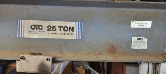 Hydraulic Shop Press OTC 25 Ton