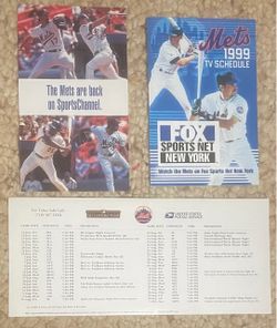 Three Mets schedules