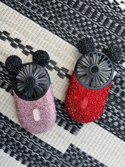Mickey Fans With rhinestones
