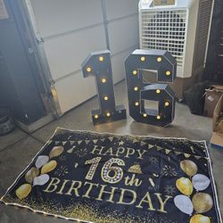16th Birthday Decorations 