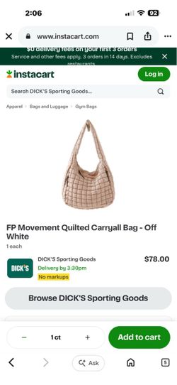 FP Movement Quilted Carryall bag