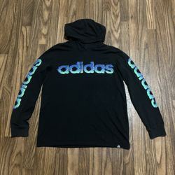 Adidas * Lightweight Pullover Hoodie Long Sleeve * Size Large Woman 