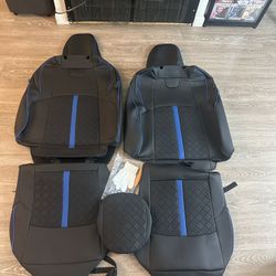 Leather Seat Covers Custom Fit for Tacoma Gen 4th (2024-2025)