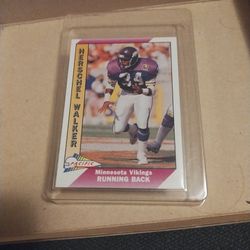 1991 Pacific Football #299 Herschel Walker Minnesota Vikings Official NFL Trading Card