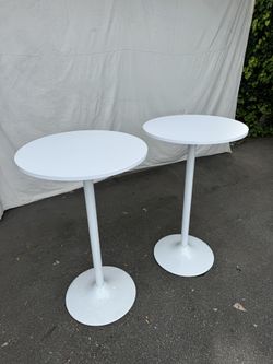 Round Bar/Cocktail  Tables (Set of 2)