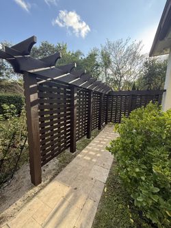 Privacy Fence ( Text Me For price)