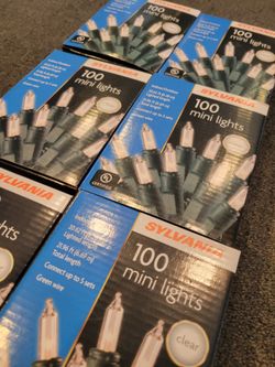 New Sylvania 100 Ct Bulb Christmas Light String Light Sets In White