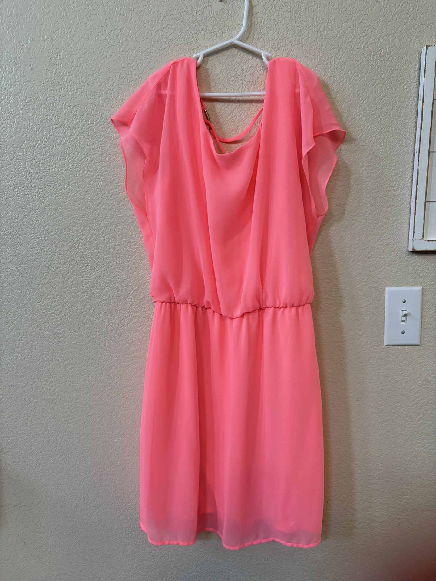 Neon Pink Women’s Dress $5 - Gently Used 