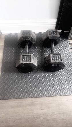 40 Lbs. Dumbbells