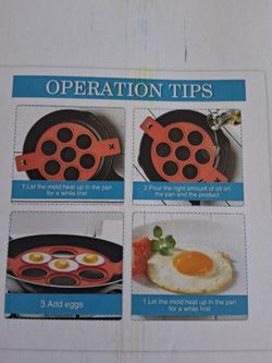 Pancake and egg cooking mold
