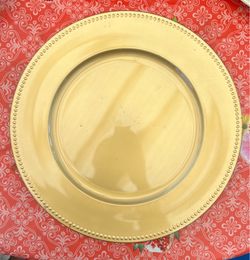 Gold tone charger plate