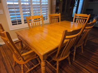 Well loved table and chairs