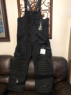 Spyder Men's XXL Black Ski Bib Pants